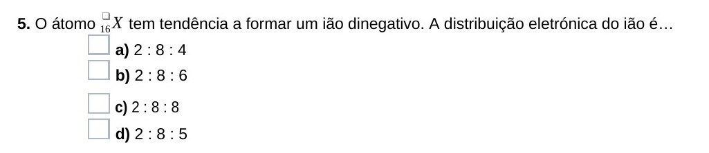 Ficha 25, questão 5 — Distribuição eletrónica II