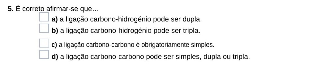Ficha 32, questão 5 — Hidrocarbonetos