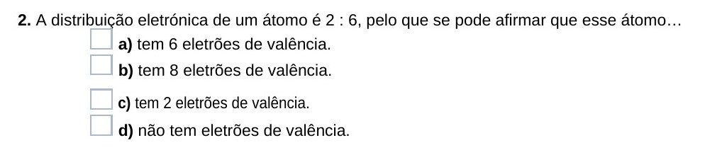Ficha 25, questão 2 — Distribuição eletrónica II