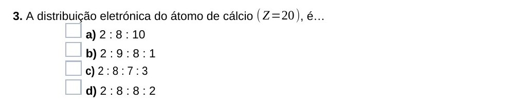 Ficha 25, questão 3 — Distribuição eletrónica II